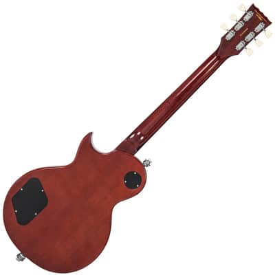 Vintage V100AMB ReIssued w/Bigsby Flamed Amber image 6
