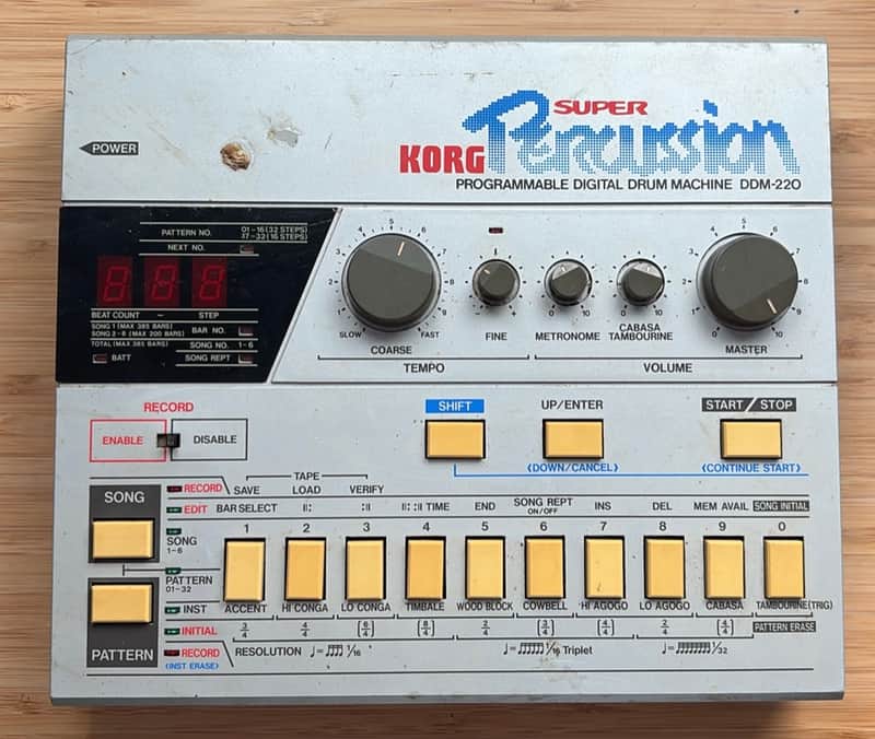 Korg DDM-220 Early 80’s - Grey image 1
