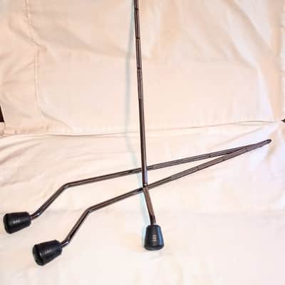 UNMARKED LONG LENGTH (24.5") FLOOR TOM LEGS SET - BLACK NICKEL FINISH -FREE SHIP TO C-USA! image 2