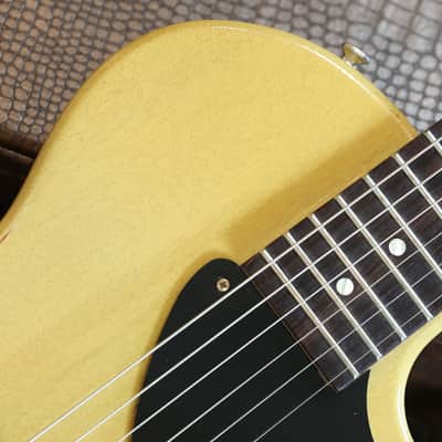 2020 Gibson Custom Shop Murphy Lab '57 Les Paul Junior Reissue Electric Guitar Ultra Light Aged TV Yellow + COA OHSC image 4