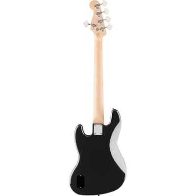 Squier Affinity Series Active Jazz Bass V 5-String Bass Guitar - Black Metallic image 3