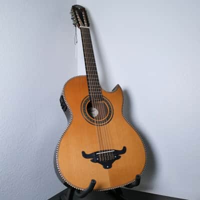 Oscar Schmidt OH52SE Acoustic-Electric Bajo Sexto w/ Gig Bag - Solid Cedar & Macassar Ebony image 10