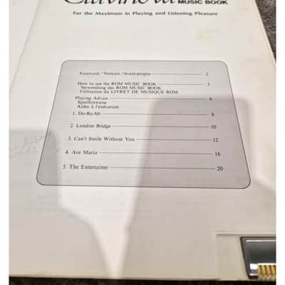 Yamaha Clavinova ROM Music Book 1985 - Sound Module - Excellent w/ ROM image 5