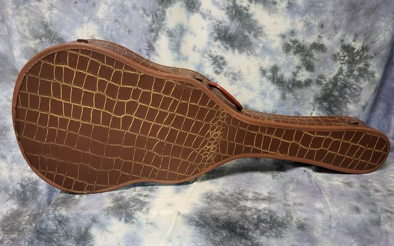Vintage RARE 1955 Gibson ES 335 ES 175 Soft Shell Electric Guitar Case Alligator Print image 1