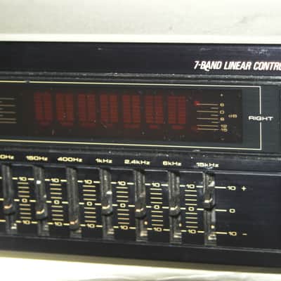 Pioneer GR-555 7-Band Stereo Graphic Equalizer w/ Independent Spectrum Analyzer image 3