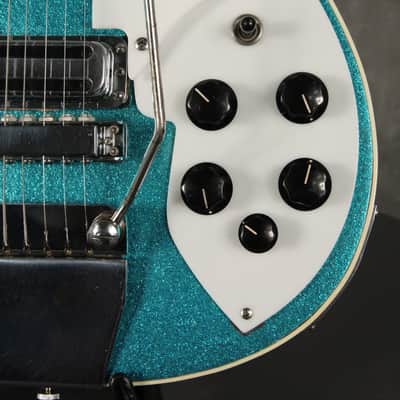 Rickenbacker 625 Refinished over Fireglo 1963 Turquoise Sparkle Bild 10