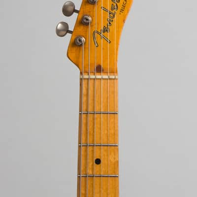 Fender Telecaster Solid Body Electric Guitar (1952), ser. #5117, molded plastic hard shell case. image 5