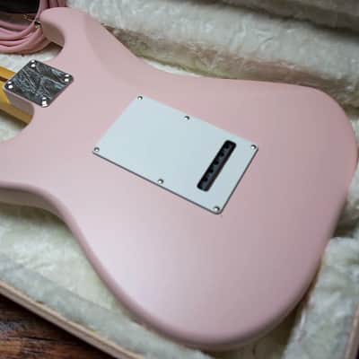 Fender Made in Japan Junior Collection Stratocaster Satin Shell Pink image 11