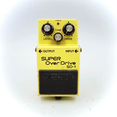 Boss SD-1 Super Overdrive JRC4558DD 1985 Made In Japan ACA Guitar Effect Pedal 569700 image 2