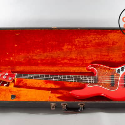 1965 Fender Jazz Bass – Dakota Red w/ Matching Headstock, Original Pickups, OHSC image 2