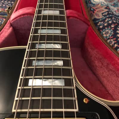 Gibson Custom Shop 1957 Les Paul Custom Reissue 3-Pickup Ebony VOS Black Beauty image 8