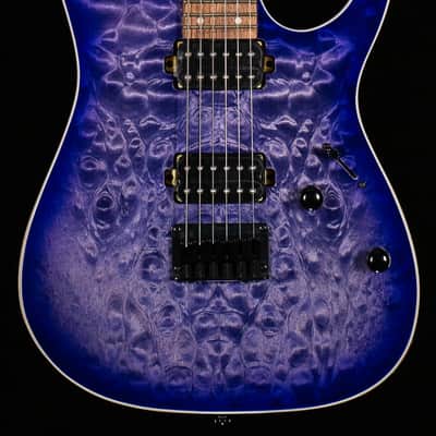 Ibanez RG421QMCBB Cerulean Blue Burst (897) image 3