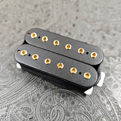 Schecter USA Custom Shop "Synyster Gates" Open Coil Humbucker Pickup SET in Black w/ Gold Hex Poles! Bridge & Neck "Synbuckers", A7X, Avenged Sevenfold, Avenger (SKU: 1A78) image 3