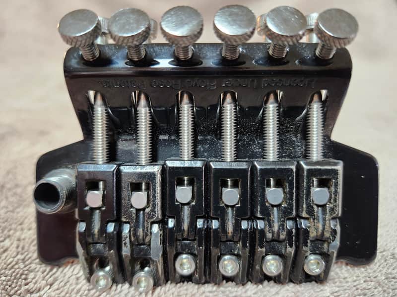 Ibanez Licensed Floyd Rose Tremolo w/ Stainless Steel & Brass Upgrades - Black image 1