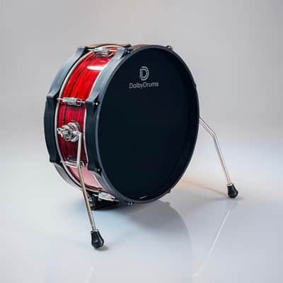 Dolby 18” Electronic Kick Drum RED WOOD for Roland Alesis image 5