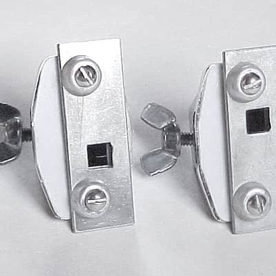 Ludwig Vistalite Bass Drum Leg Mount Brackets  - 1970s image 4