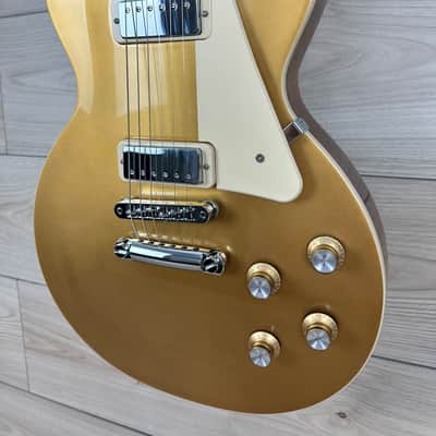 Gibson Les Paul Deluxe 70s Electric Guitar - Goldtop image 5