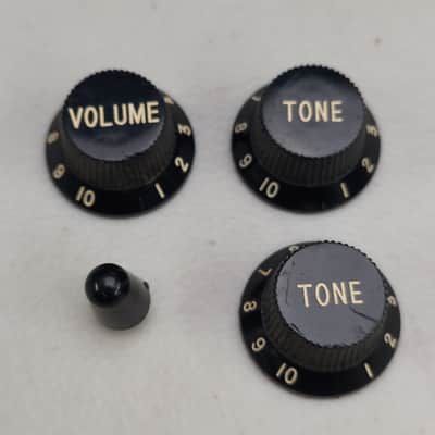 1970's Fender Stratocaster Knobs and Switch Tip (K-270) image 1