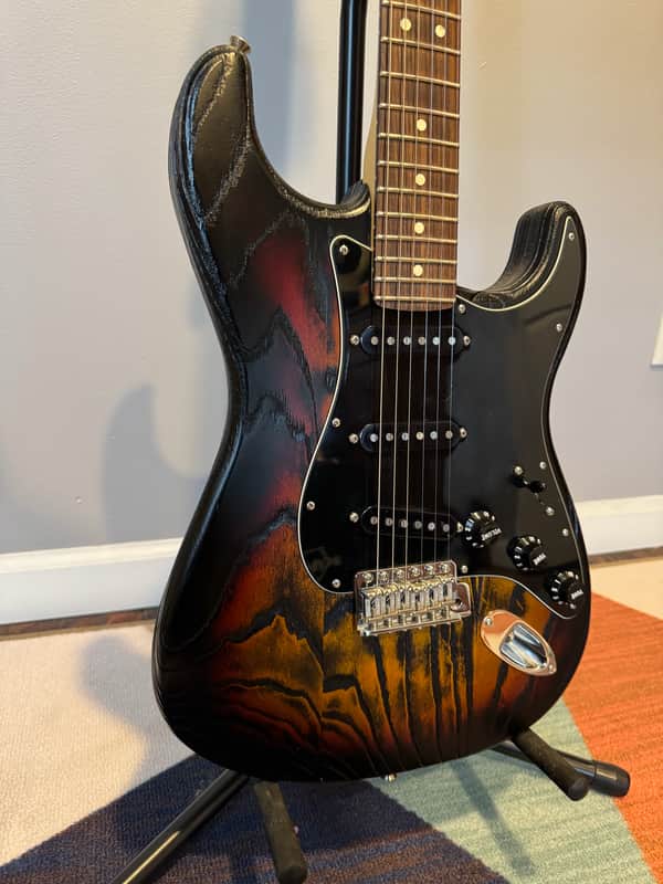 2018 Limited Edition Fender Stratocaster - Sandblasted, 3 Tone Sunburst