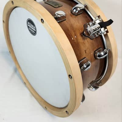 Tama LMP1465FSEN S.L.P. Studio Maple Snare, 14" X 6.5", Sienna Lacquer Finish, Wood Hoops image 6