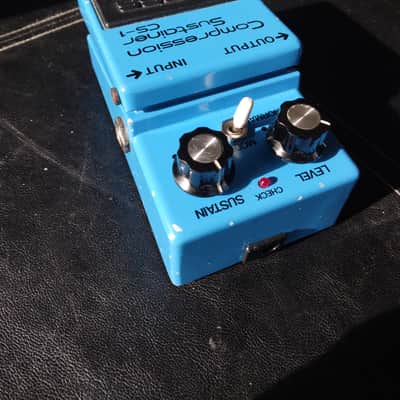 Boss CS-1 Compression Sustainer Needs Tweaking (Black Label) May 1981 - Blue image 5