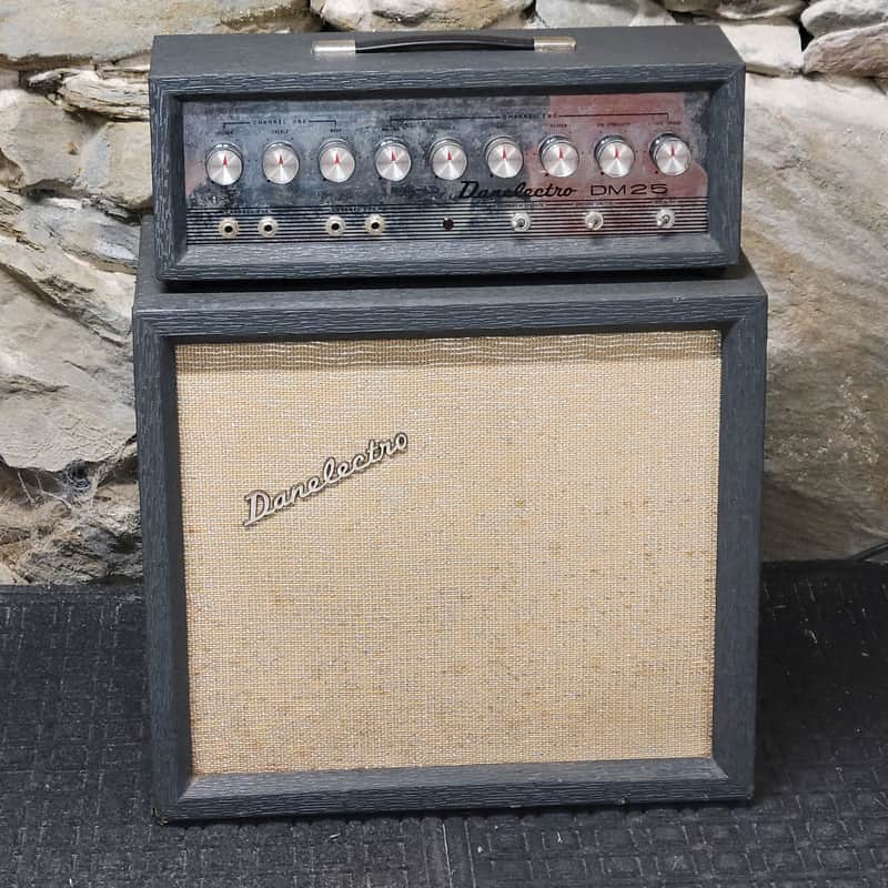 1965 Danelectro DM-25 25-Watt 1x12" Piggyback Guitar Amp image 1