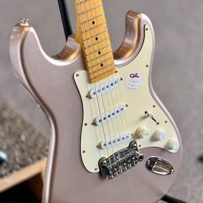 G&L Tribute Legacy Electric Guitar, Shoreline Gold image 6
