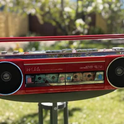 Sanyo wU4a Rare Vintage MINT Cassette Boombox Getto blaster JDM Warranty image 18