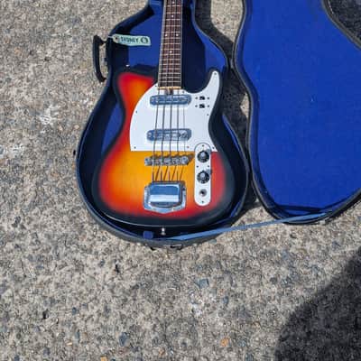 Coronet Piccolo tele bass late 1960 - sunburn image 2