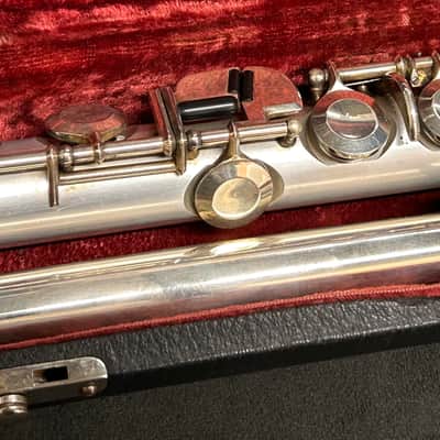 Uebel Aluminum “Cigar” Unibody Flute 1970’s - Aluminum w/ Silver Plated Keys & Headjoint image 2