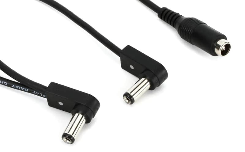 EBS DC-2-90F - 9.45-inch Angled-Straight Daisy-Chain DC Power Split Cable 1-2 image 1