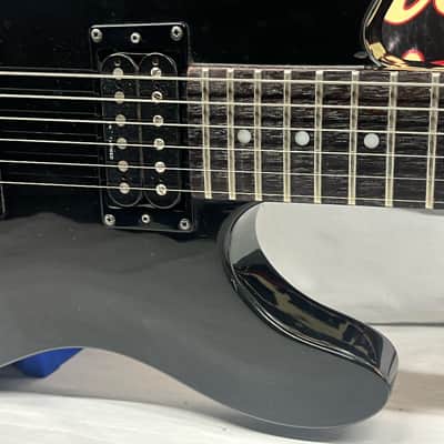 Squier Double Fat Telecaster tele Deluxe 2002 Electric Guitar - Black Metallic image 6