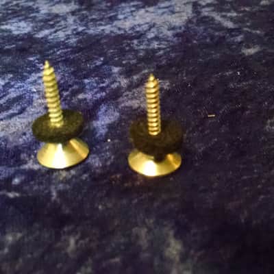 1980s Kramer Strap Buttons Chrome w/pads image 3