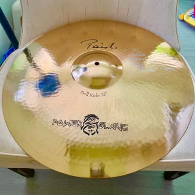 Paiste  Signed Iron Maiden 2012 Nicko McBrain Powerslave Ride image 1