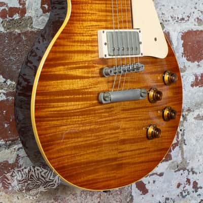 Orville Les Paul LPS-80F Photo Flame 1998 Cherry Sunburst MIJ Japan image 2