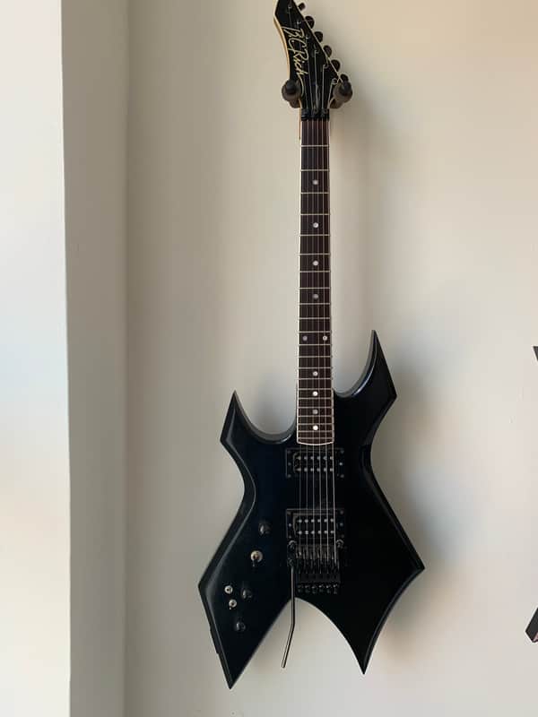 B.C. Rich Warlock 1986 Black Left Handed US made image 1