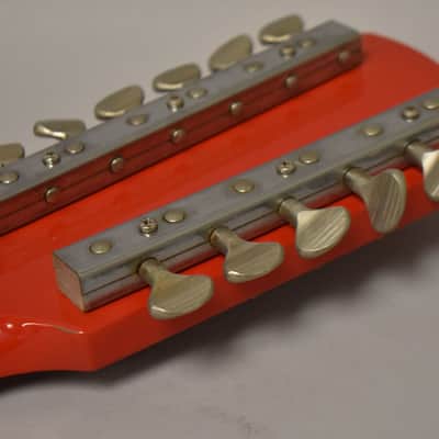 1960's Danelectro 12-String Prototype Neck Red w/Box image 11