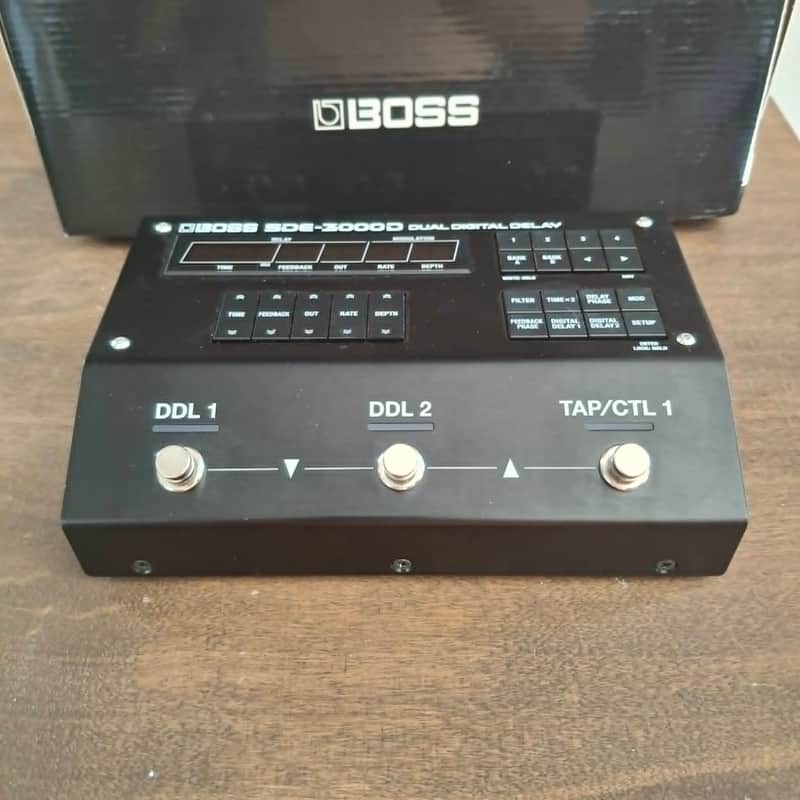 Boss SDE-3000D Dual Digital Delay 2023 - Present - Black image 1
