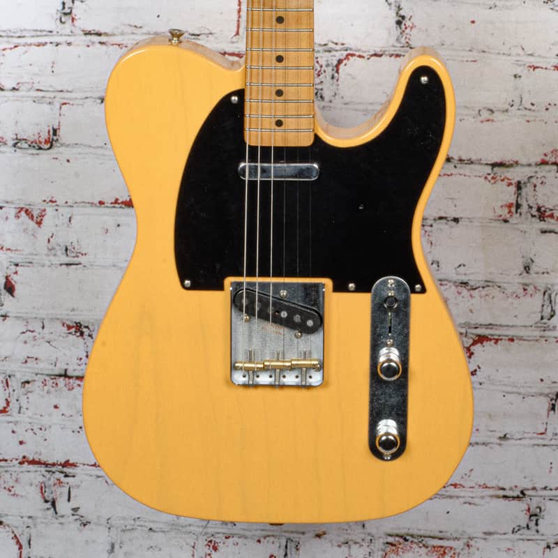 Fender -  75th Anniversary Vintera Road Worn 1951 Telecaster - Electric Guitar w/ Maple Fingerboard - Butterscotch Blonde - w/ Hardshell Case image 1