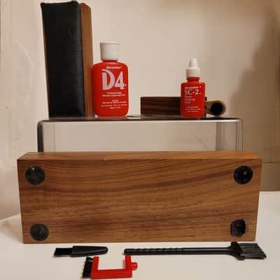 1980 Discwasher DiscKit System (Walnut) with Zerostat 3 - Vintage Vinyl Record Cleaner image 11