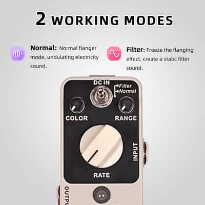 MOOER E-lady Analog Flanger Pedal, (Price includes the import duty for US buyer) image 2