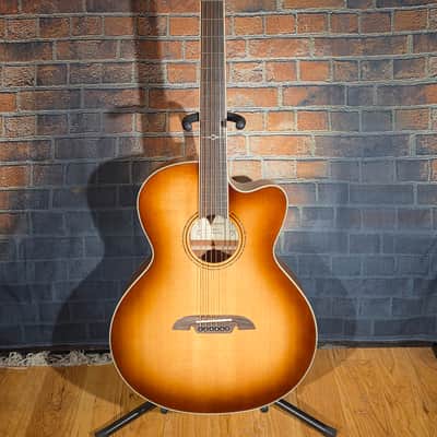 Alvarez ABT60ESHB Artist Series Baritone Shadowburst w/ Electronics & Original Gig Bag image 2