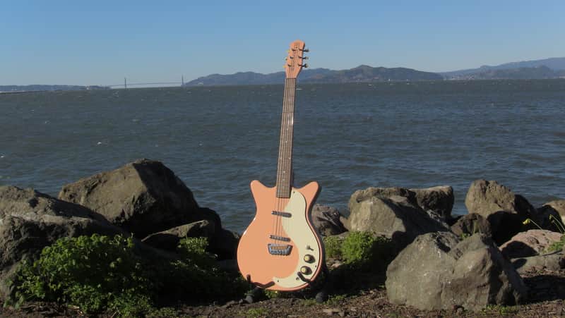 Danelectro DC59 90's Salmon Pink image 1