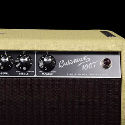 Fender Bassman 100T 100-Watt Bass Amp Head 2010s - Blonde image 3
