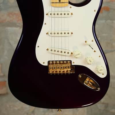 FENDER CUSTOM SHOP Stratocaster 1954 Reissue NOS - 2024 Limited Edition 70th Anniversary - Purple Metallic image 3