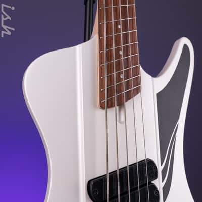 Dingwall D-Roc Standard 5-String Bass Ducati Pearl White image 4