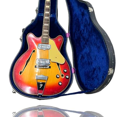Fender Coronado II with Rosewood Fretboard 1966 - 1972 - Sunburst image 8