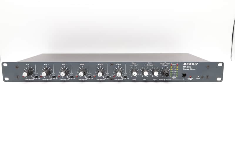 Ashly MX-206 Professional Line Stereo Line Mixer image 1