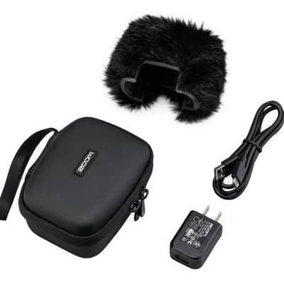 Zoom H2essential Multi-Mic 32-Bit Float Handy Recorder Bundle with APH-2e Accessory Pack with Hairy Windscreen, Padded Shell Case, AC Adapter, & USB C-Cable (H2e + APH-2e Accessory Pack) image 3