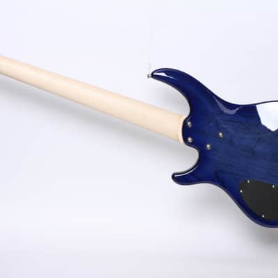 Dingwall Combustion 5 Indigo Burst with Reunion Blues gig  bag & custom pro setup - In Stock! image 8